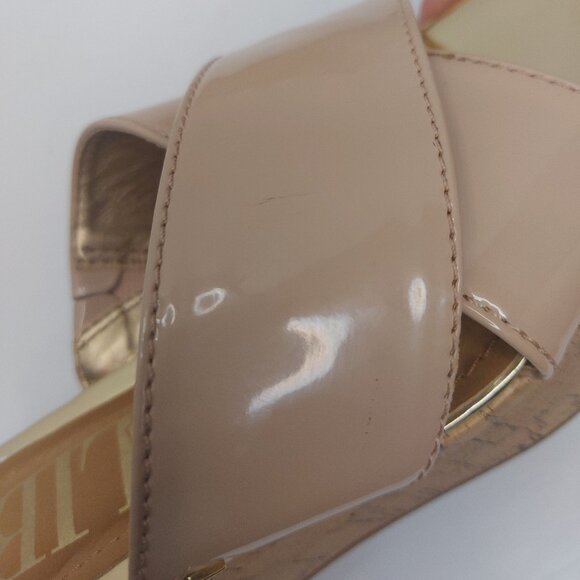 Sam & Libby Platform Slide On Sandals Women's Size 6.5 - Picture 9 of 14